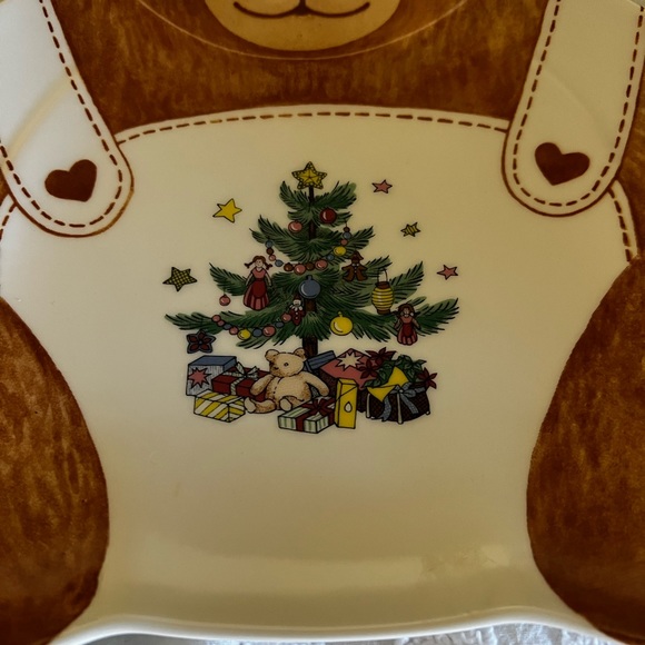 Nikko Japan 🎄 Christmastime Teddy Bear 🧸 Cookie Dessert Platter 🎄 - Picture 6 of 16